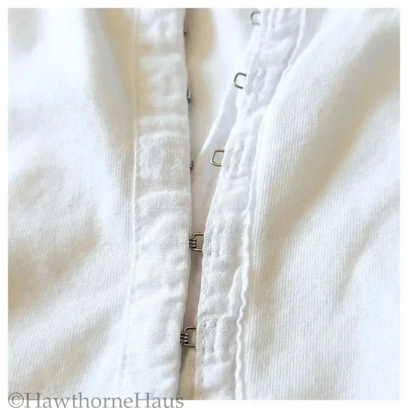 ASOS DESIGN White Racerback Bodycon Mini Dress Size 8 Hook Eye Mini Casual Dress - Picture 8 of 10